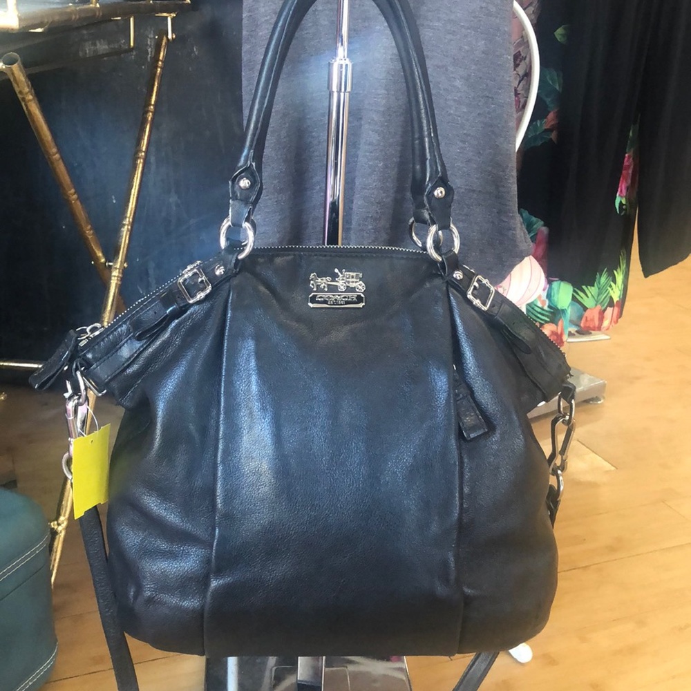 Coach black handbag